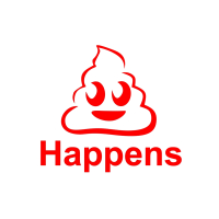 Sticker Shit happens